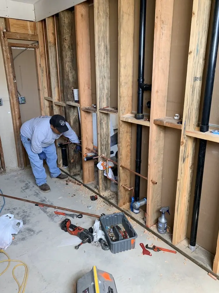 Commercial rough-in plumbing for Gas Line Repair in Jupiter
